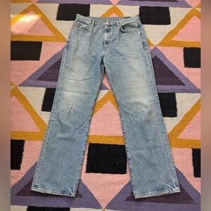 Goldsign High Waist Straight Leg Jeans